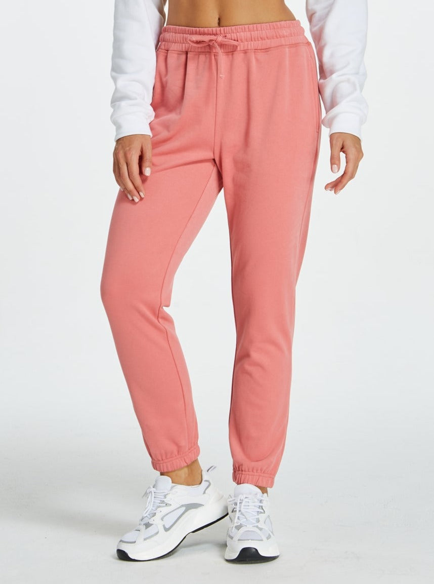 Sweatpants for Women Workout Joggers High Waisted Sweat Pants French Terry Lounge Pants with Drawstring Pockets