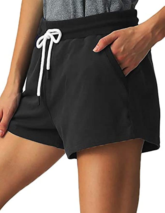 SPECIALMAGIC Sweat Shorts for Women Cotton Shorts with Pockets Running Sweatpants Lounge Sweat Joggers