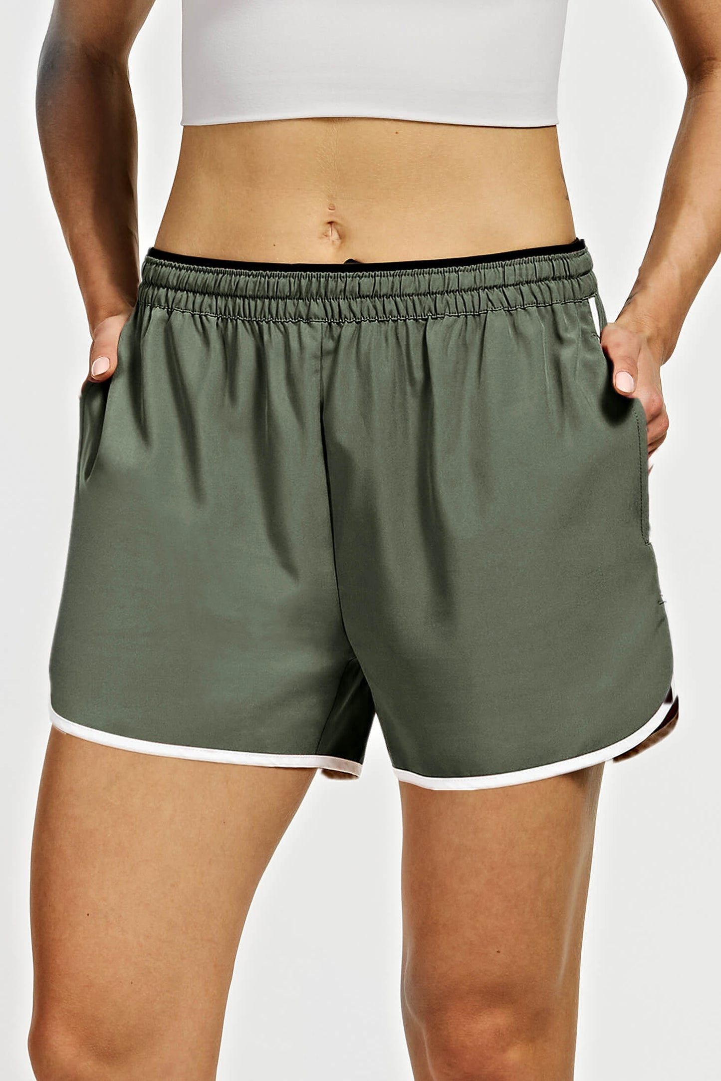 Women's Lightweight Running Shorts with 3 Pockets