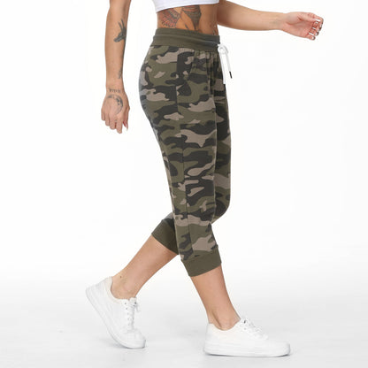 Women's Camouflage Capris with Pockets