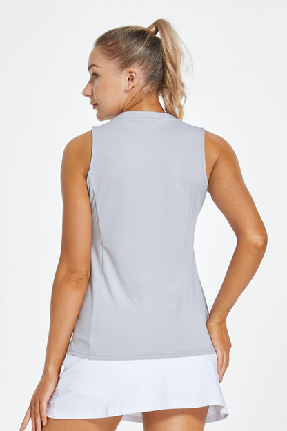 Women's V-neck Sleeveless Golf Shirts UPF 50+