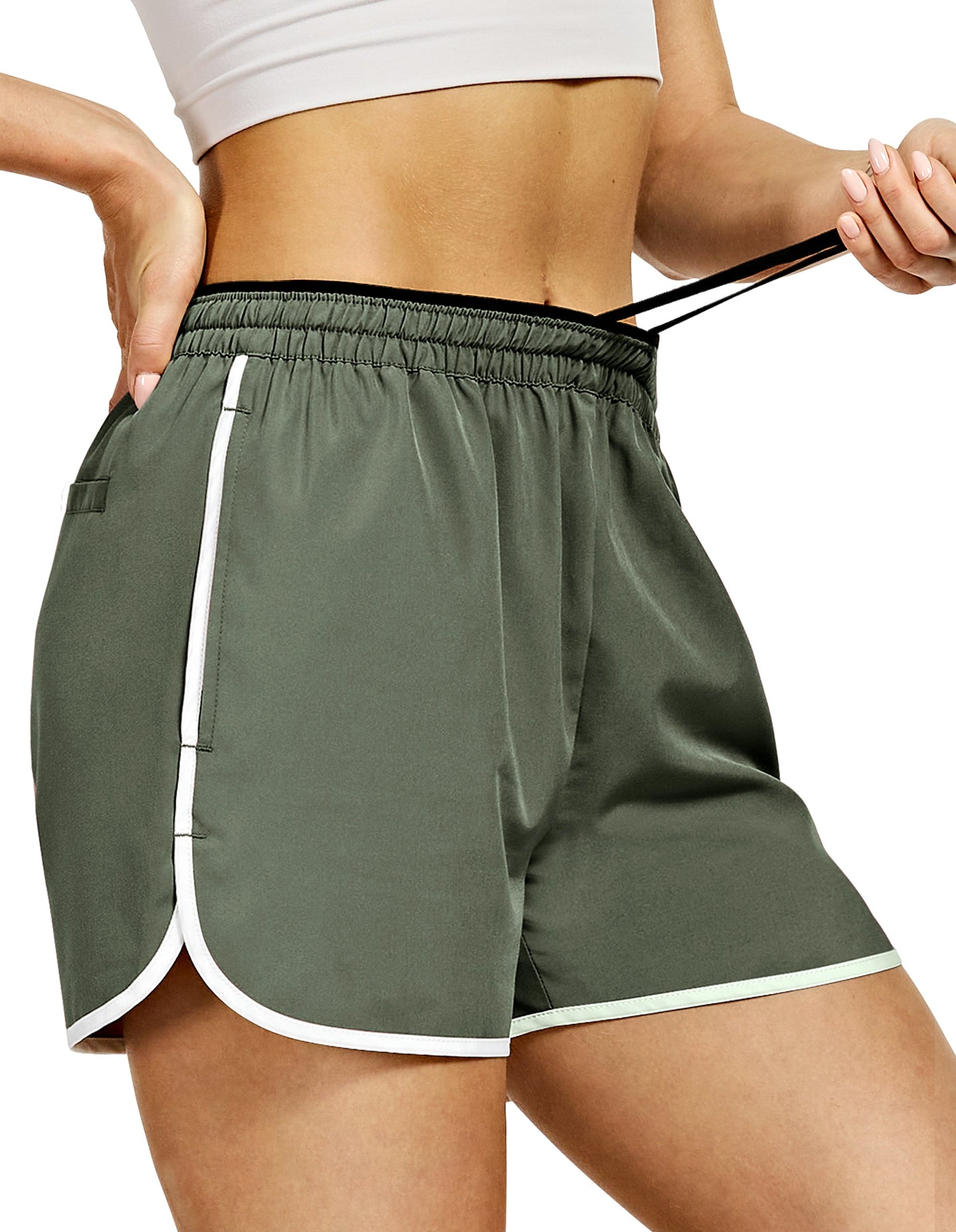Women's Lightweight Running Shorts with 3 Pockets