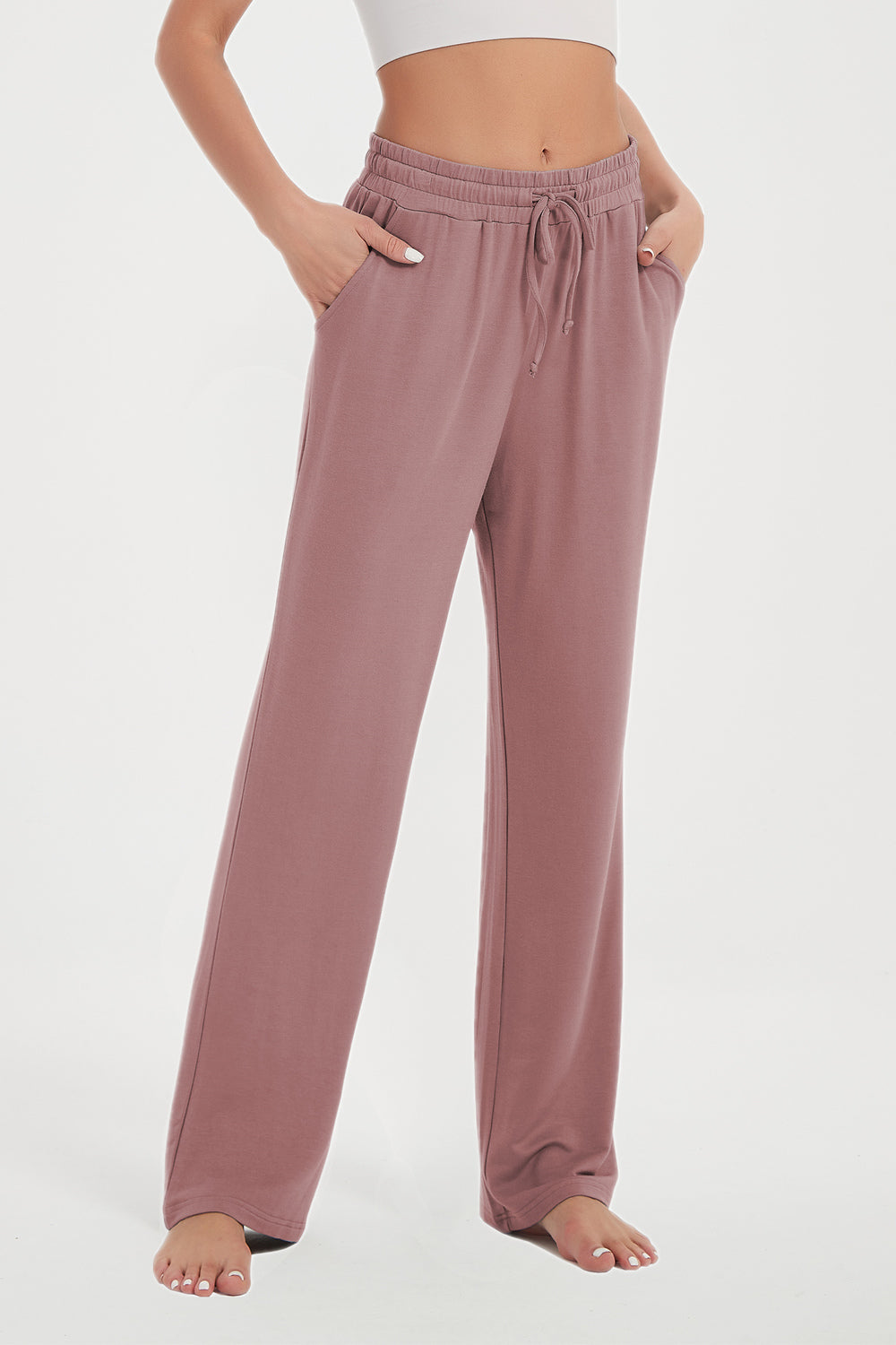 Women Loose Sweatpants Slacks with Pockets