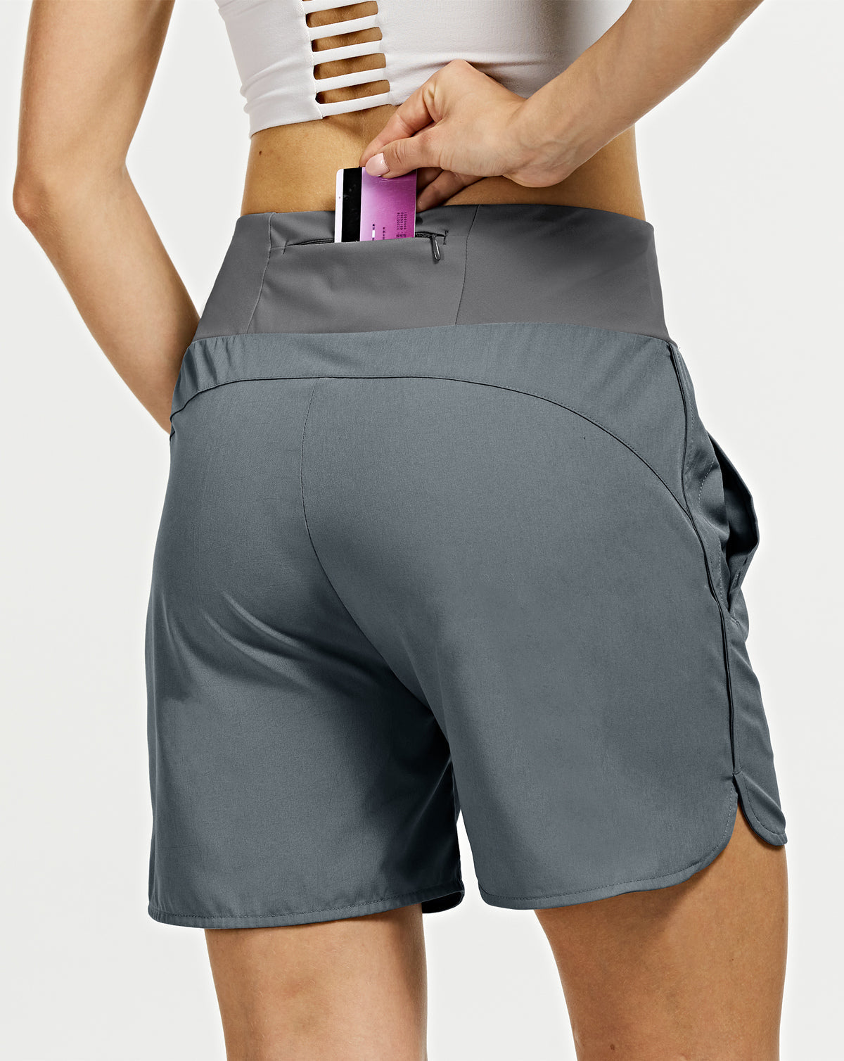 Women's Running Shorts with Hidden Pockets