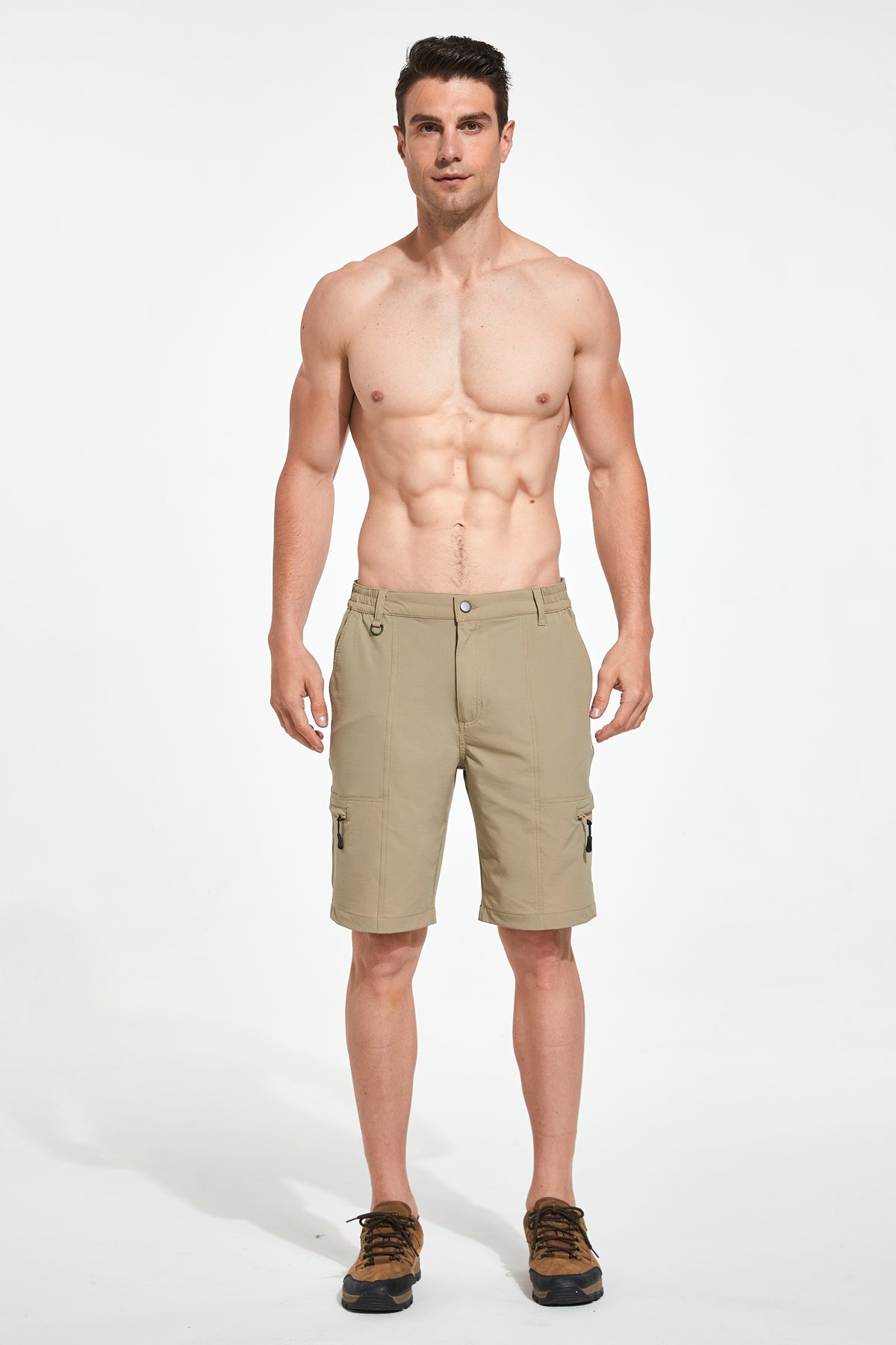 Men's Hiking Cargo Shorts Quick Dry with Zipper Pockets