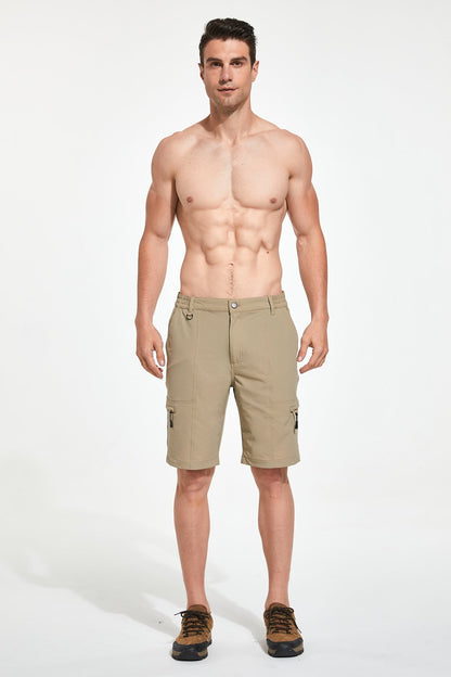 Men's Hiking Cargo Shorts Quick Dry with Zipper Pockets