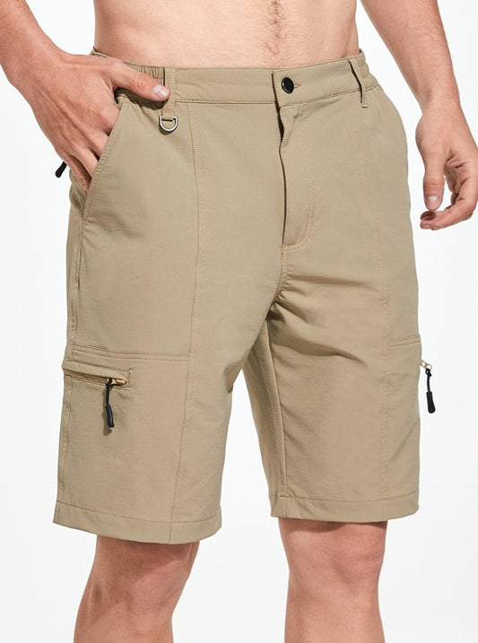Men's Hiking Cargo Shorts Quick Dry with Zipper Pockets
