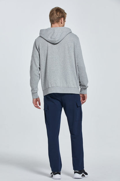 Men's Wide Leg Sweatpants with Cargo Pockets