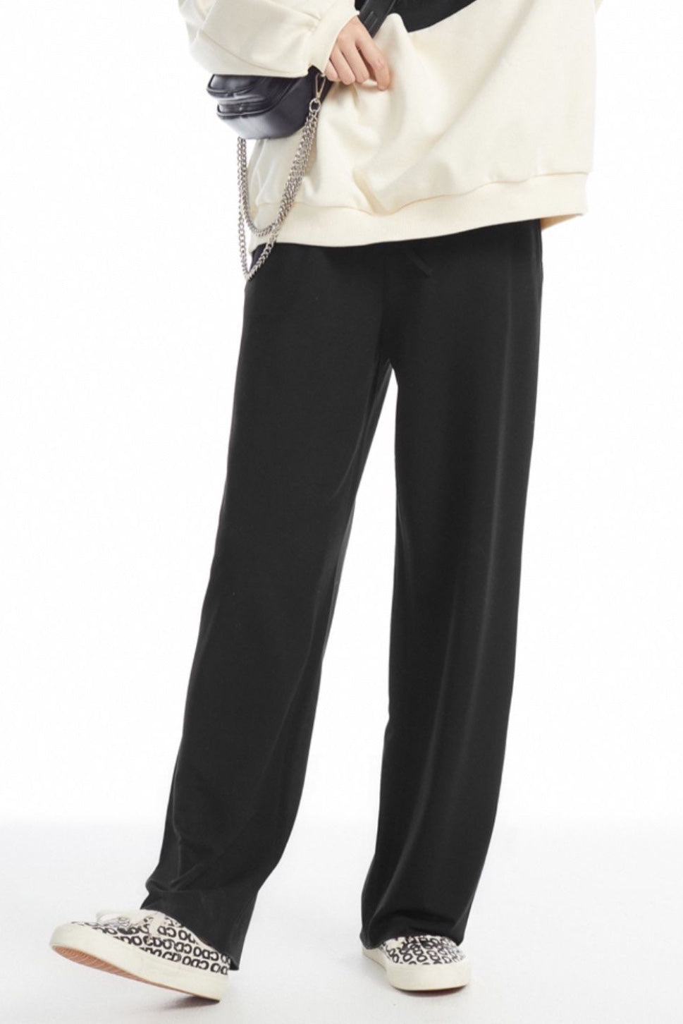 Women Loose Sweatpants Slacks with Pockets