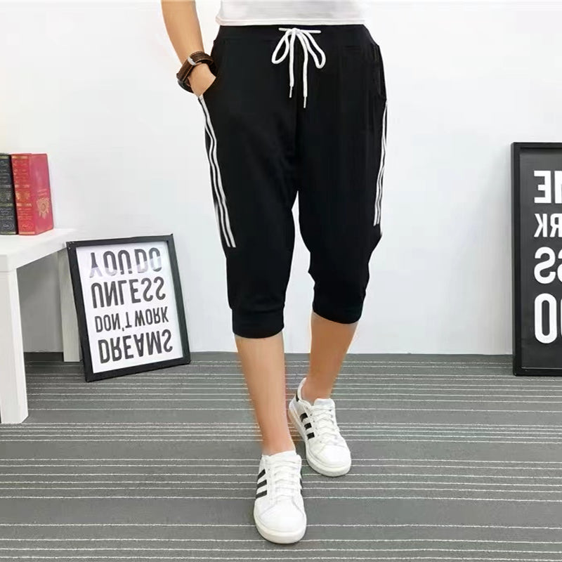 Women's Capri Jogger Cotton Sweat Pants