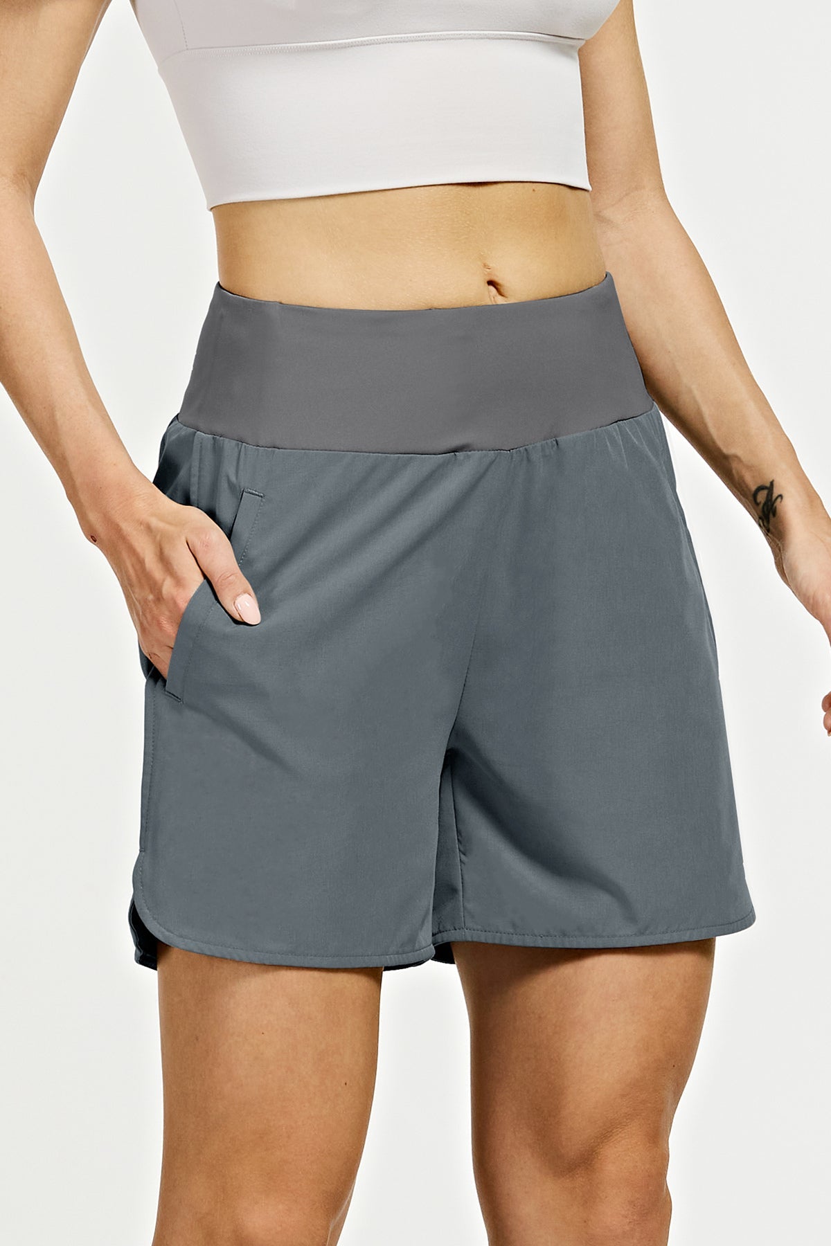 Women's Running Shorts with Hidden Pockets