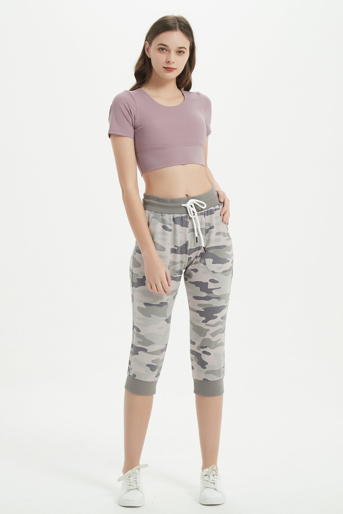 Women's Camouflage Capris with Pockets