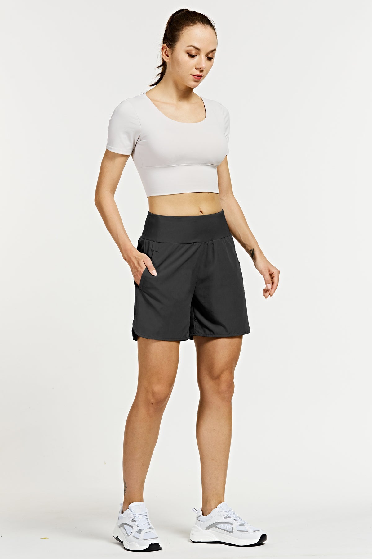 Women's Running Shorts with Hidden Pockets