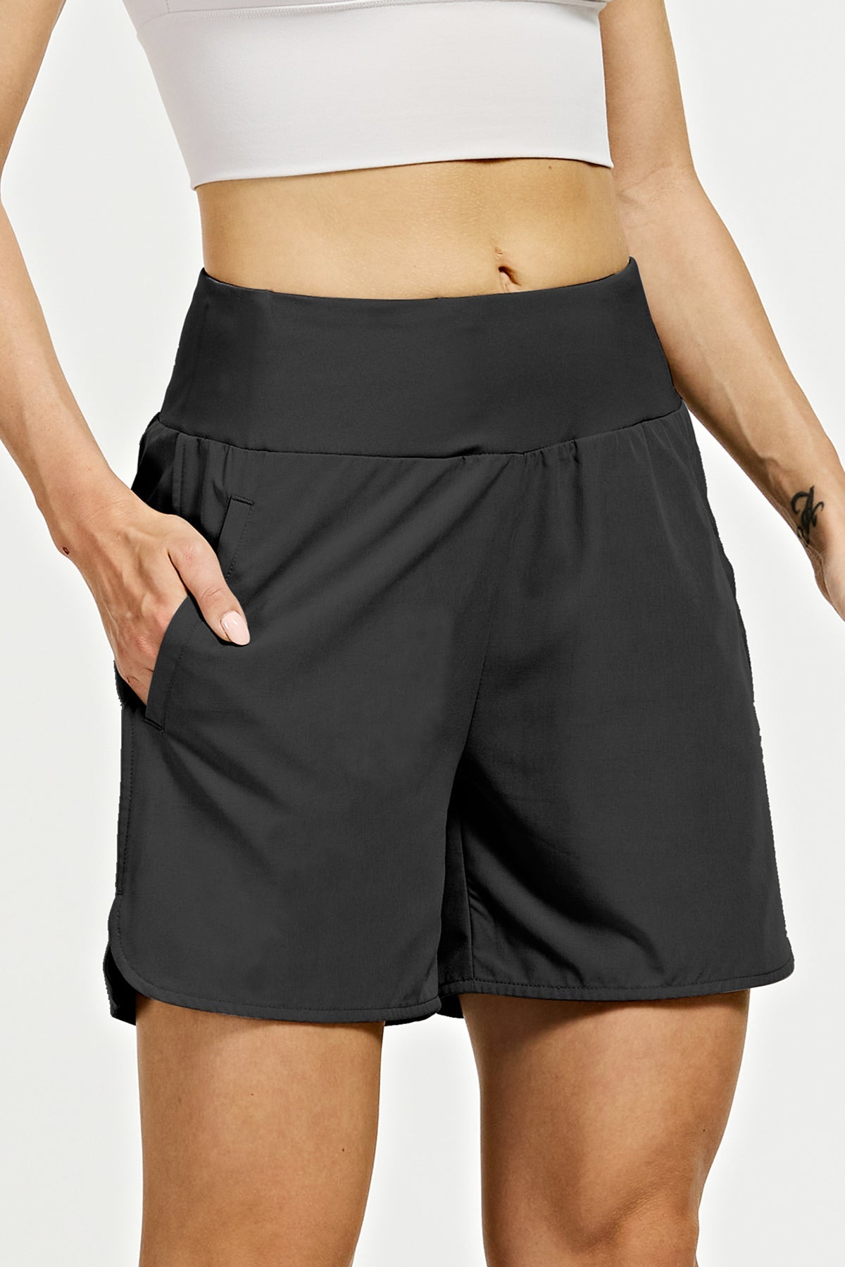 Women's Running Shorts with Hidden Pockets