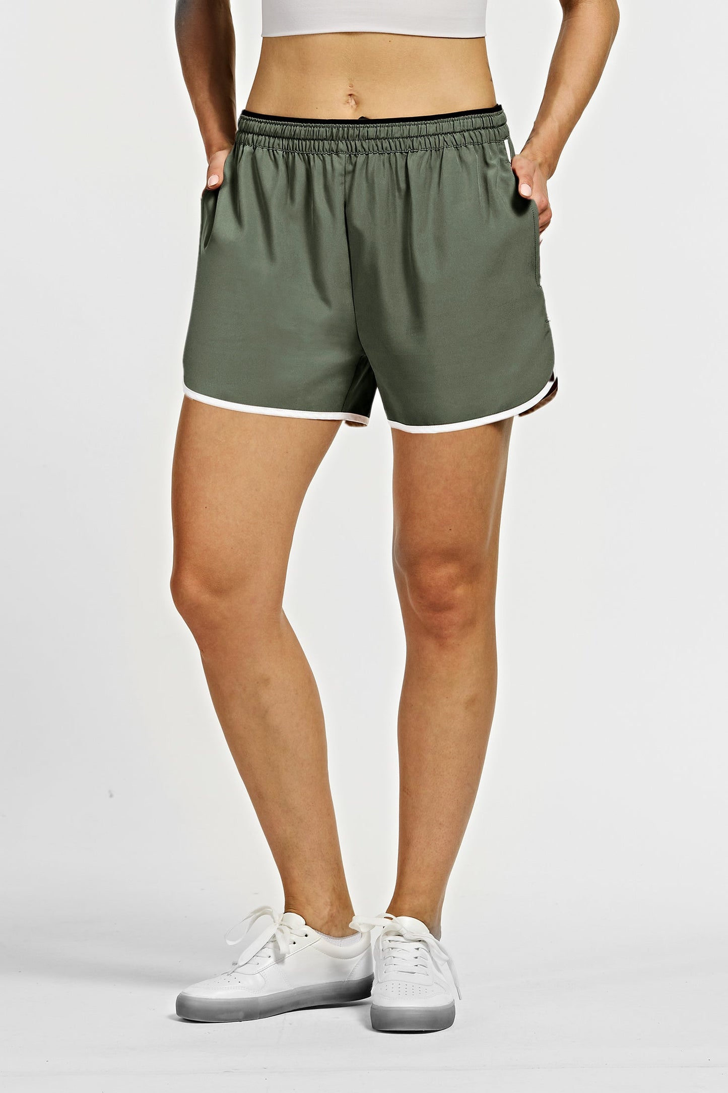 Women's Lightweight Running Shorts with 3 Pockets