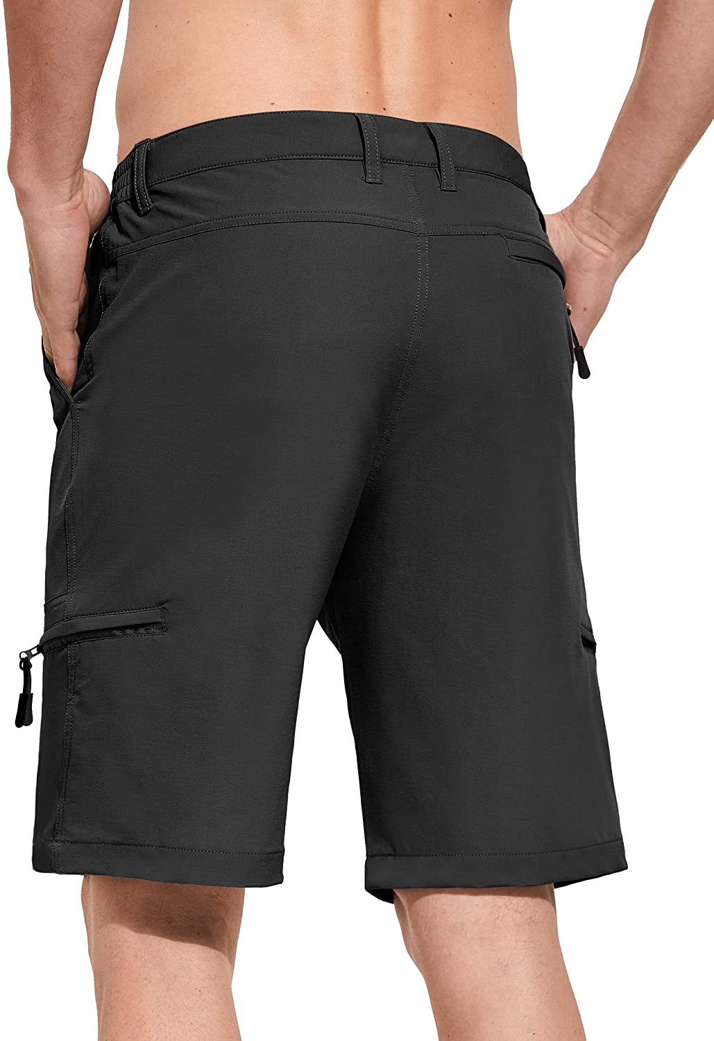 Men's Hiking Cargo Shorts Quick Dry with Zipper Pockets