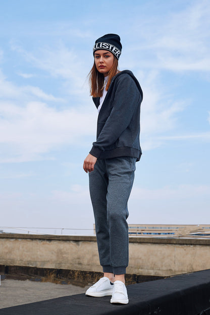 Warm Fleece Stretch Sweatpants with Pockets