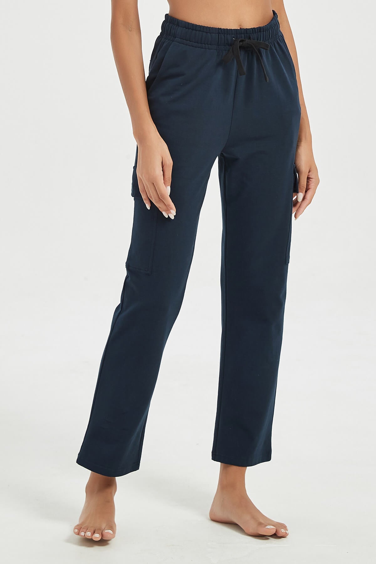 Women's Straight Cut Wide Leg Sweat Pants