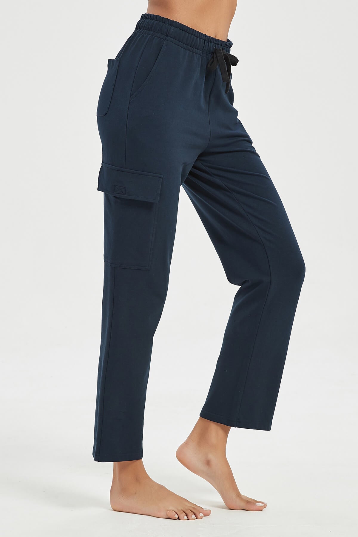Women's Straight Cut Wide Leg Sweat Pants