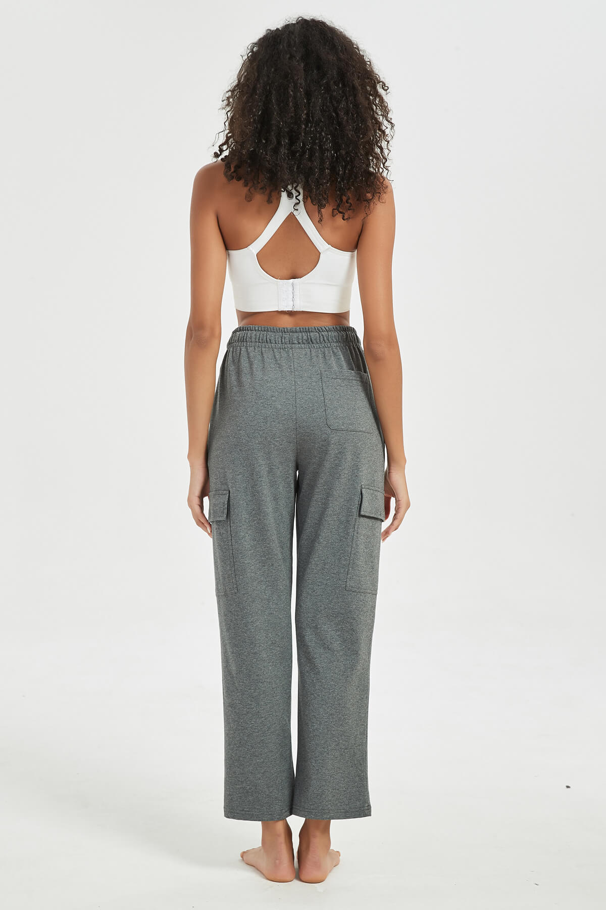 Women's Straight Cut Wide Leg Sweat Pants