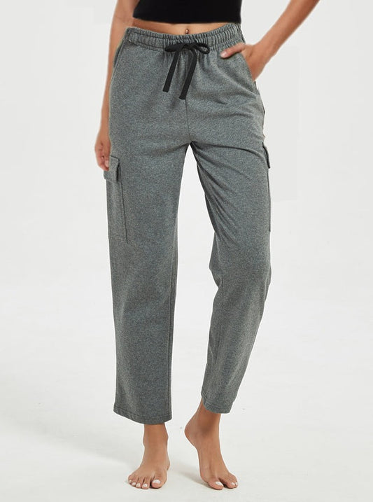 Women's Straight Cut Wide Leg Sweat Pants
