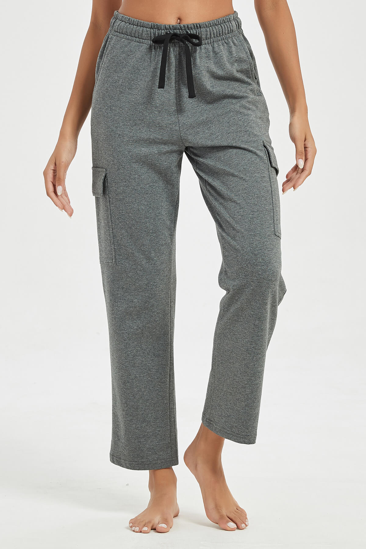 Women's Straight Cut Wide Leg Sweat Pants