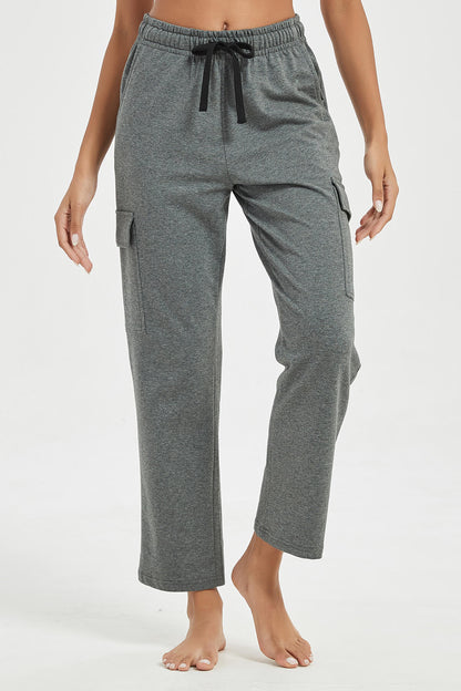 Women's Straight Cut Wide Leg Sweat Pants