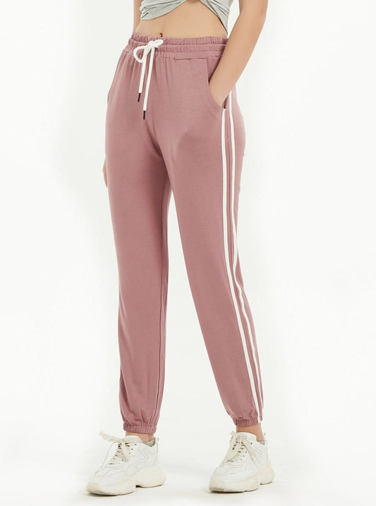 Women's Sweatpants High-Rise Lace Up Joggers