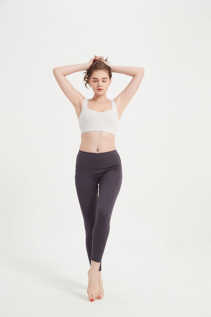 PULI Women's Yoga Pants with Side Pockets